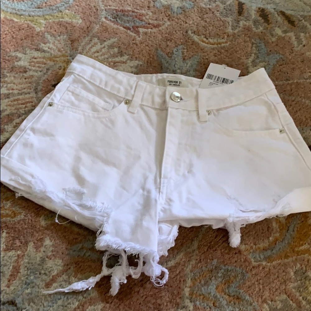 White Shorts